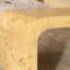 Table basse en loupe de bois l 48 po Kyivie - élégance fabriquée à la main avec des courbes élégantes-106480592