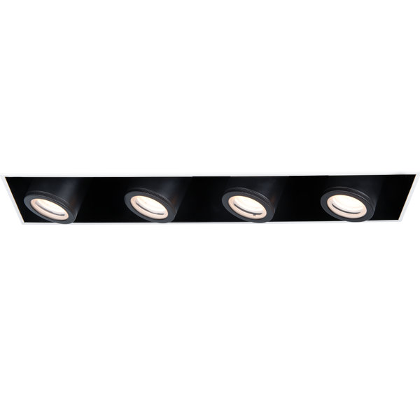 Boîtier encastré à DEL Silo, Blanc / Noir, 10W, 4 000 K