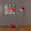 «Epic Graffiti» «Big Red Truck 4» par Annie Warren, art mural sur toile, 26 po x 26 po-118049055