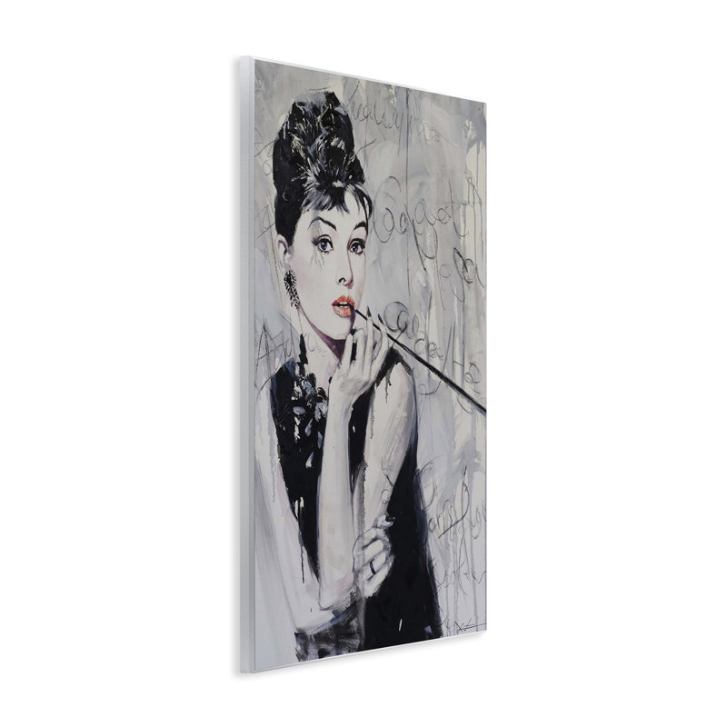 Audrey Bold & Classic, plaque murale par Lucille Lee, H 19 po x l 13 po