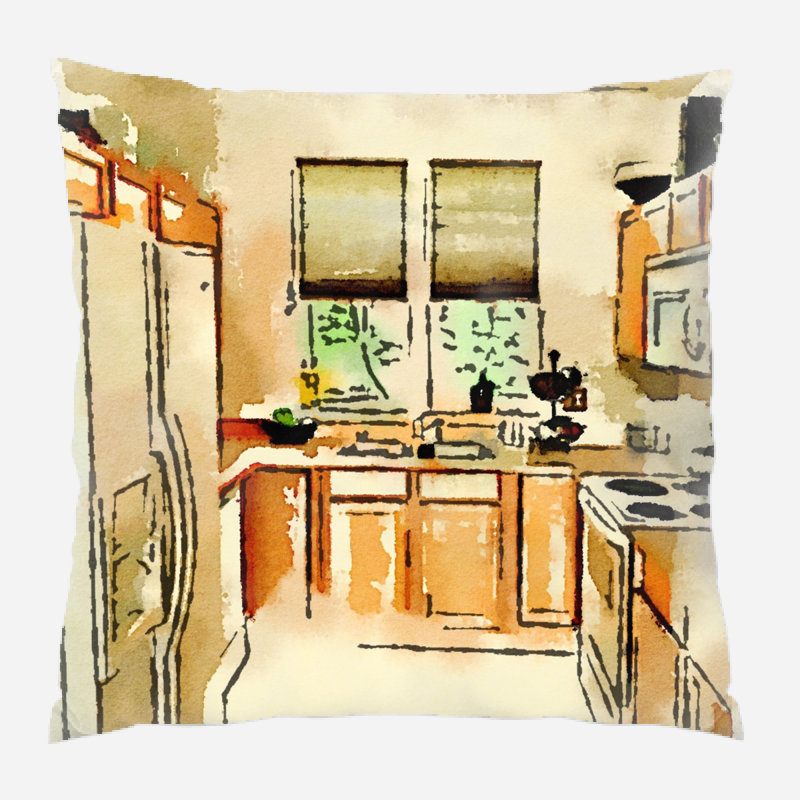 Coussin de cuisine Toshiro, Microsuède, Intérieur