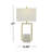 Evelunn Marble Geometric Table Lamp with Square Shade-91761031