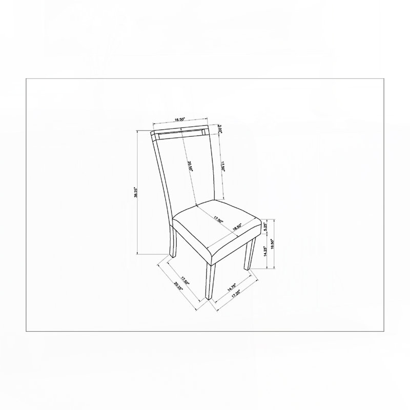 2pc Dining Side Chair