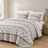 3-Piece King/Cal King Quilt Set,Clay