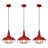 3- Light 10.5 Inches Farmhouse Pendant Light For Kitchen, Dining Room Living -119402929