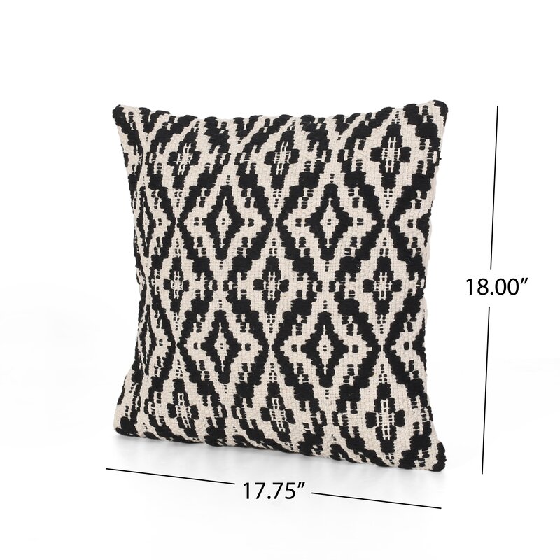 Union Rustic Ashurst Geometric Cotton Pillow Cover | Wayfair