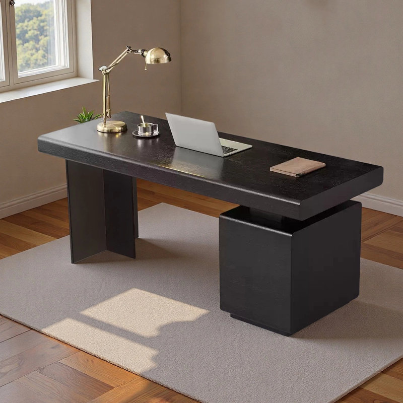 Bureau de luxe de style rétro, H 29,53 po x l 70,87 po x P 25,59 po