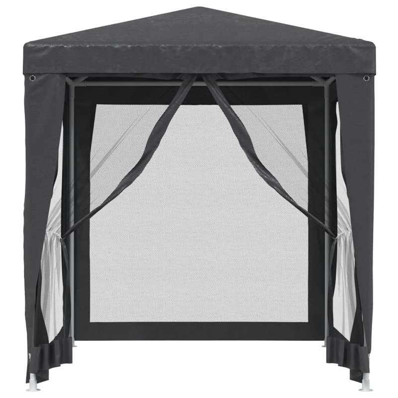 Allieana 2m x 2m Iron Party Tent, Anthracite, Anthracite