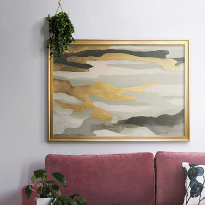 Golden Valley Sands II-Framed Gallery Wrapped Canvas