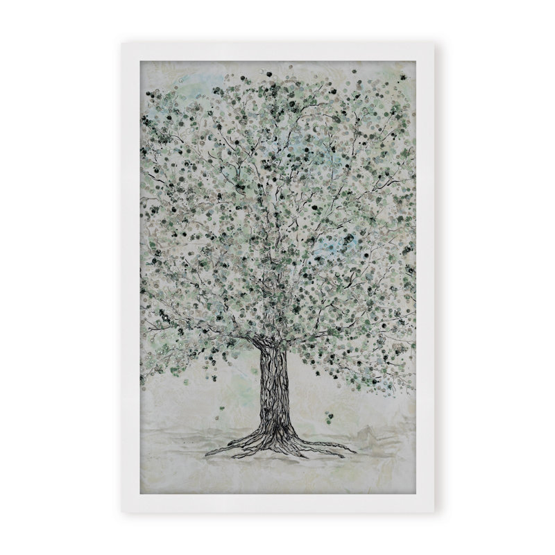Nature Inspired "Lush Renewal" Canvas Wall Art By , 16" H x 12" W, Framed Canvas, Gold