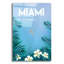 «Miami» par Omar Escalante, art mural en verre acrylique-736313240