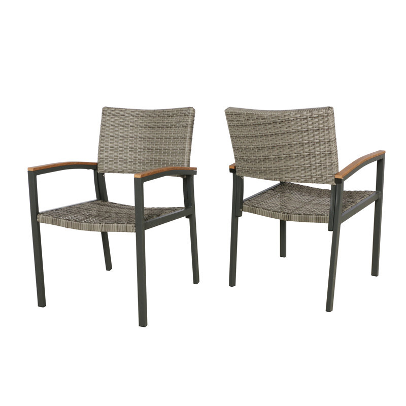 Dining Chair - Comfortable Grey Outdoor Seat With Design , Stylish Mesh For Dinners