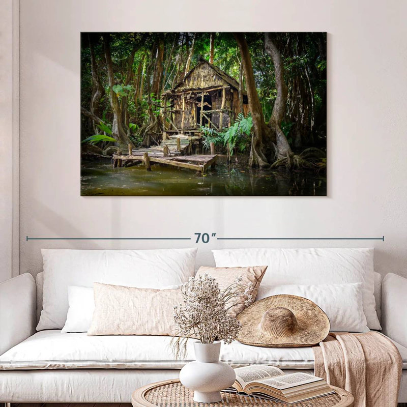 Lilie Dense Jungle Cottage, H 32 po x l 48 po