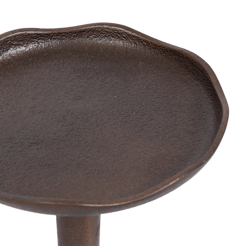 Avelines End Table, Bronze