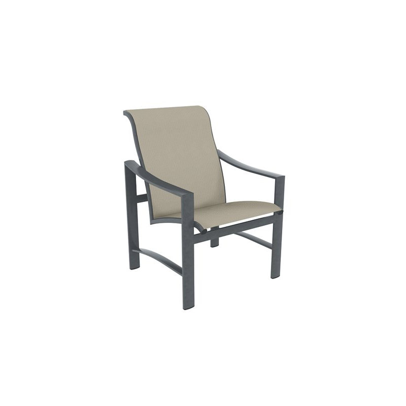 Kenzo Outdoor Dining Armchair, Graphite, Bogota