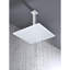 Pomme de douche en acier inoxydable - Pomme de douche blanche à haut rendement, autonettoyante et facile à nettoyer, convenant à tous les bras standard-121077010