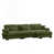 Velours vert olive