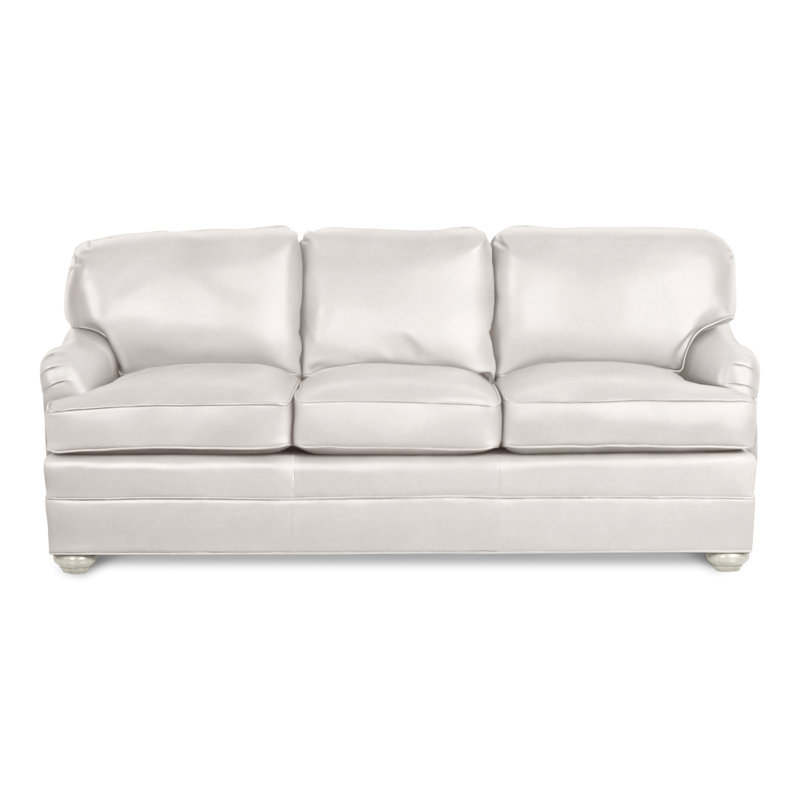 East Lake 82.5" Sofa, Navajo, Regent Chalk Genuine Leather
