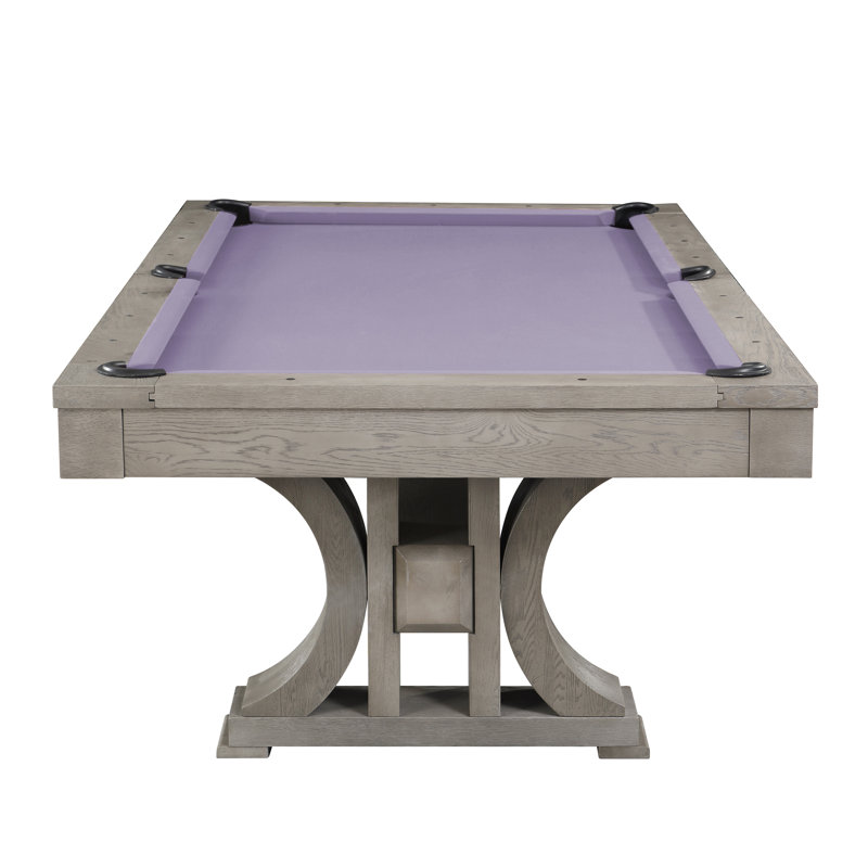 Table de billard en ardoise 8 pi Madero Madero, Mauve clair résistant à l'eau, Non, Gris cendré brossé