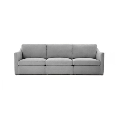 Hayden 99'' Chenille Rolled Arms Sofa -  Comfort Design Mats, COMF-TOL06123GY-SOF