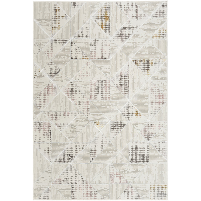 Swader Geometric Area Rug, Rectangle 160 x 221cm