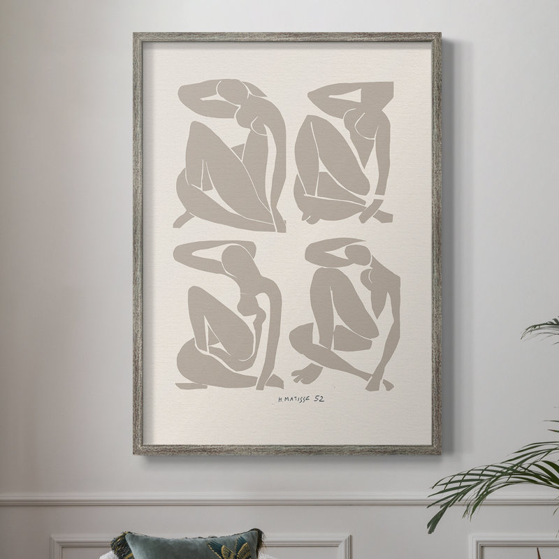 Impression encadrée Matisse CCxxxviii - Bois massif, Argent rétro, 21" H x 17" W