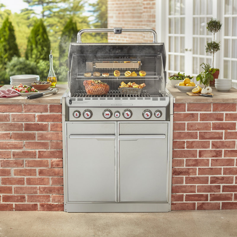 Barbecue au gaz encastré Weber Summit® S-460