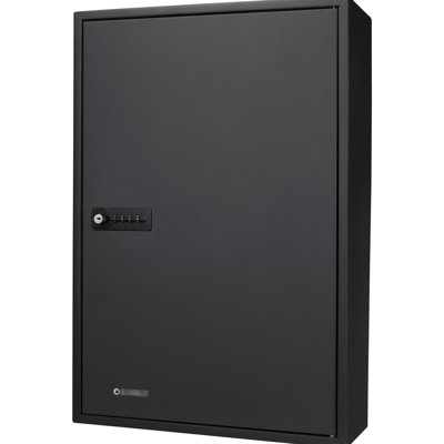 Armoire murale à 200 clés - acier gris, serrure à combinaison, réglable, étiquettes colorées pour une gestion sans faille Protection réglable à 200 serrures, fixation facile à trouver