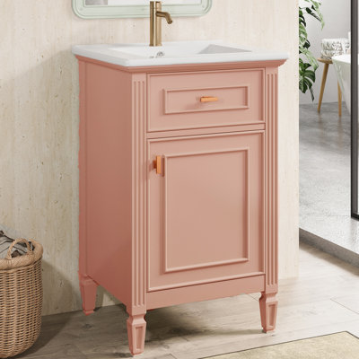 20'' Single Bathroom Vanity With Ceramic Top