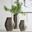 Vase en aluminium 9,5 x 5,5 x 12 po