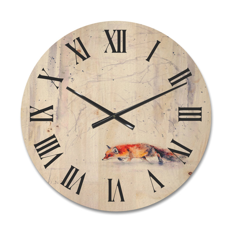 Horloge murale Fox, Moyen