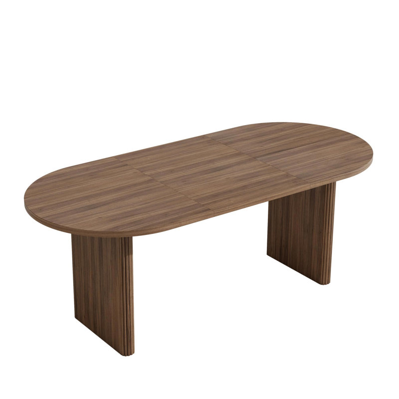 200 cm Extendable Dining Table, Daik Brown