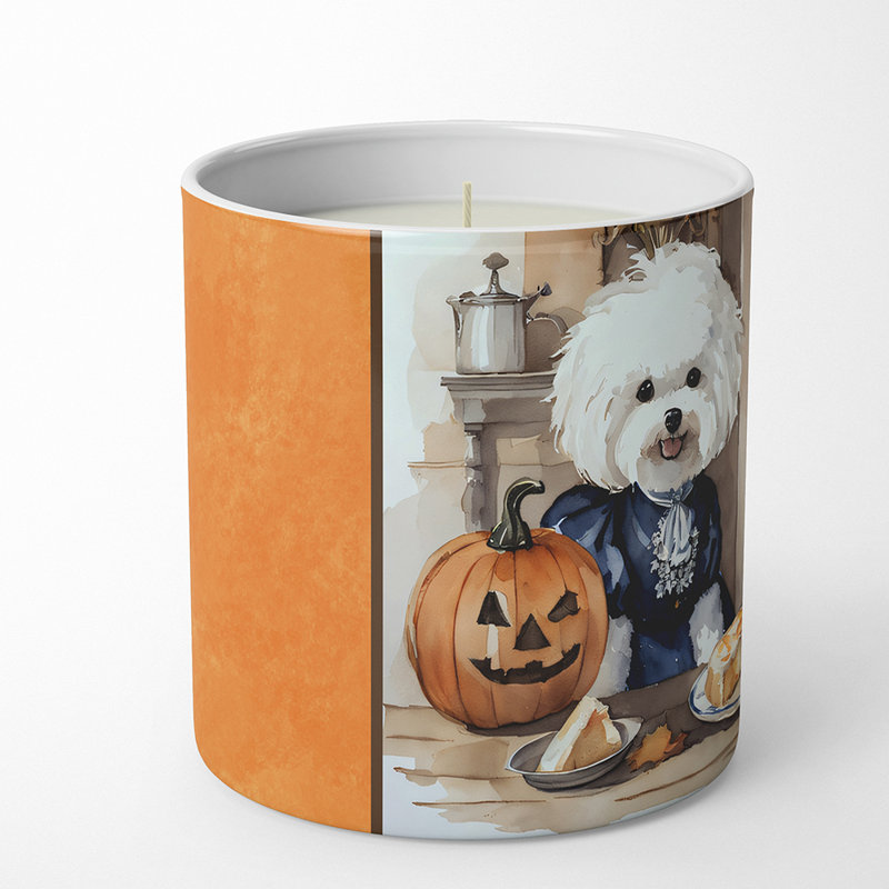 Bougie parfumée Pumpkin Pie avec support en céramique