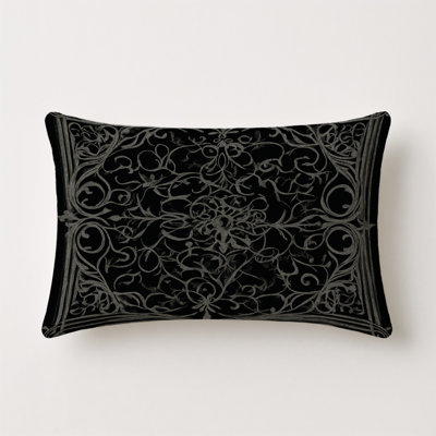 Black Elegance Indoor And Outdoor Throw Pillow