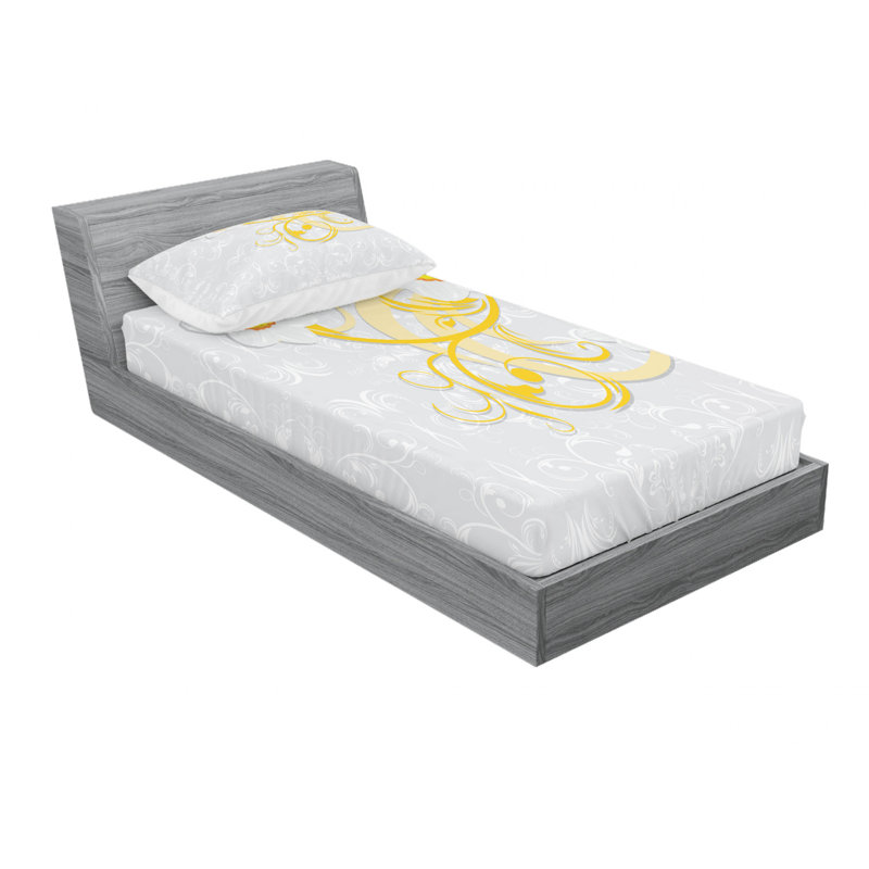 Microfiber Sheet Set, Twin XL Sheet Set with Fitted Sheet