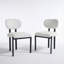 Chaise d'appoint rembourrée et moderne de 19 po de largeur-815864367