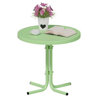 Patio Steel Side Table by Ebern Designs