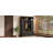 4-in-1 Farmhouse Hall Tree with Bench, Cabinet & Open Cubbies – Wood Grain Style-129746539