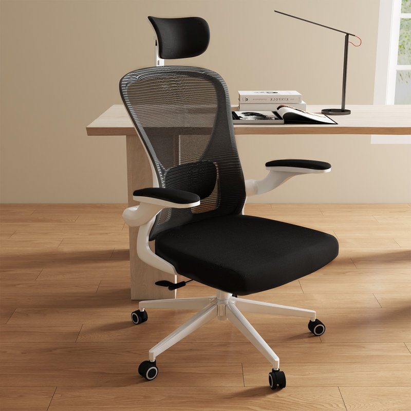 Chaise de travail, Blanc / noir