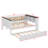 Full-Size Daybed With Storage Shelves, Upholstered Backrest, USB Port, And Trundle Bed-480993659
