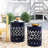 Outdoor Metal Coffee Table - Iron, Navy Blue, , 13.46"W X 18.06"H Blue Garden Side Rustproof, 12.00"W 16.00"H-3682590