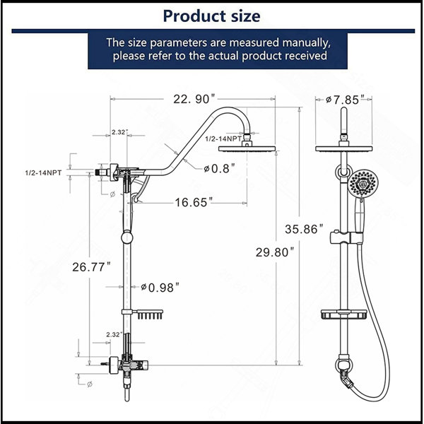 Dimensions du produit
