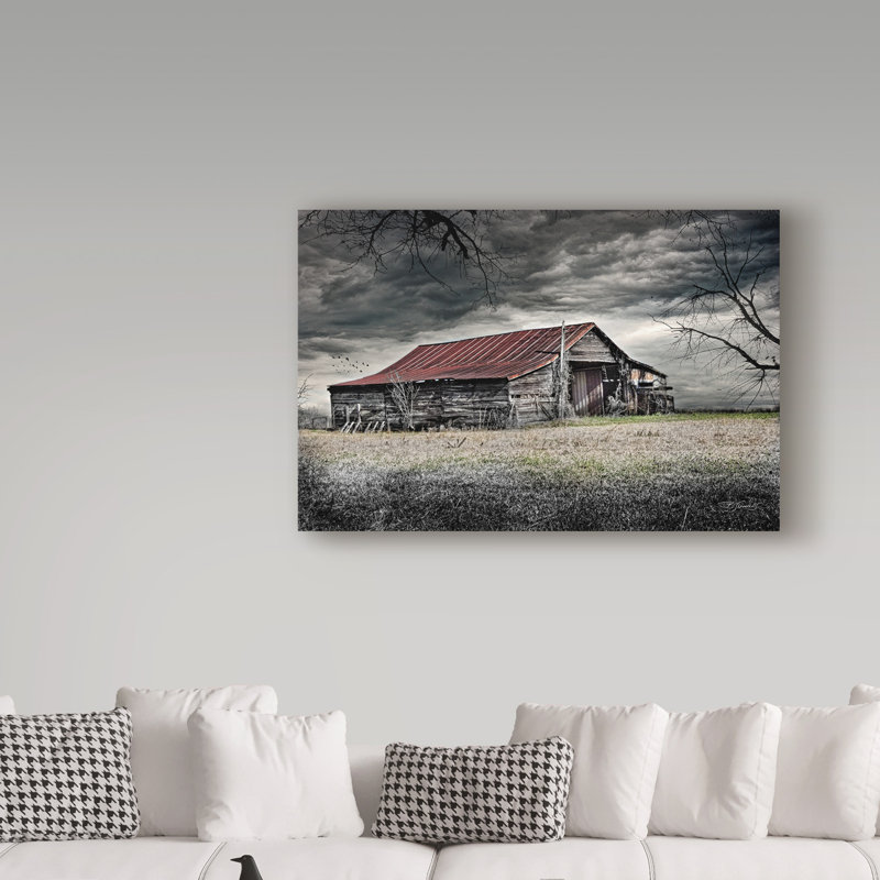 « storm grange », reproduction de photo sur toile tendue, H 12 po x l 19 po x P 2 po