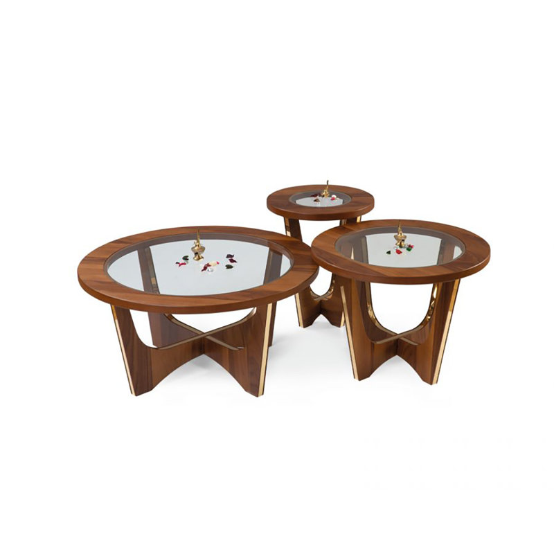 Ensemble de 3 tables basses