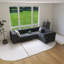 116.10'' Grey Polyester L-Shaped Modular Sofa Bed-2111782760