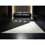 Tapis à damier moderne gris délavé à la machine Pacen Clapperboard-1629265294