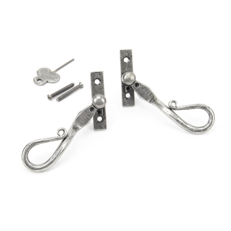 Shepherd''s Crook Espag Door Accessory, Chrome