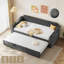Upholstered Daybed with Trundle Bed