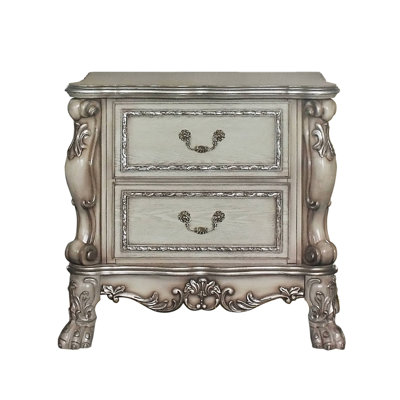 Table de chevet 2 tiroirs Vintage