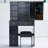 29.2" Small Space Left Drawer Desktop Vanity Table + Cushioned Stool, Extra Large Right Sliding Mirror, Multi Layer High Capacity Storage, Practical Fashionable Dresser, Epa, Gcc, Ul Certificate-1775656826